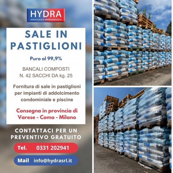 FORNITURA SALE IN PASTIGLIONI